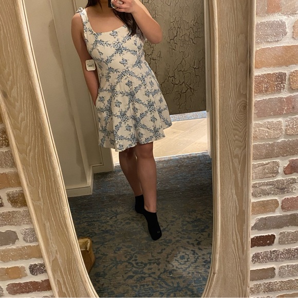 Altar’d State White Floral Dress - Picture 2 of 2